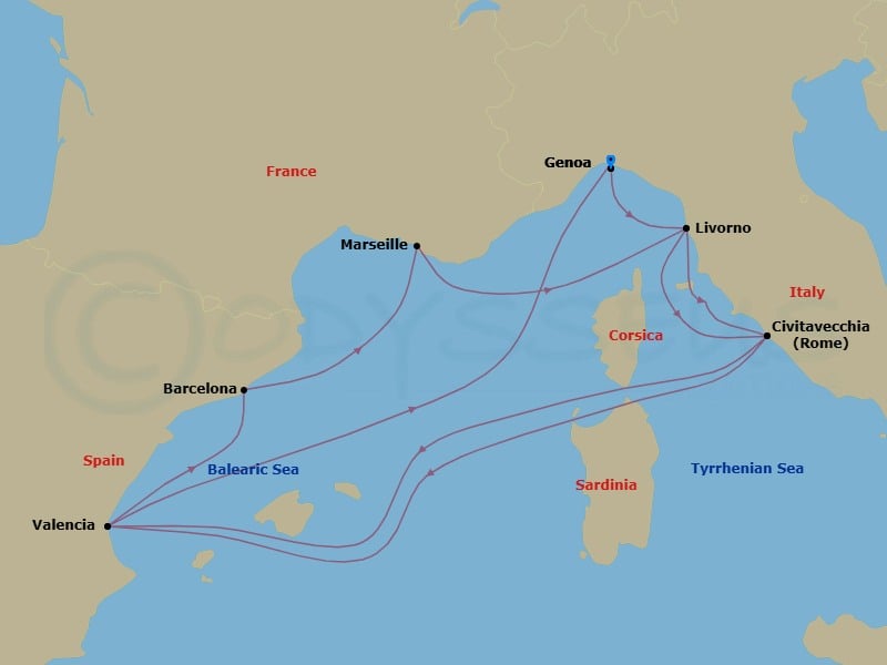 Cruise Map