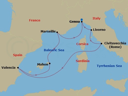 Cruise Map