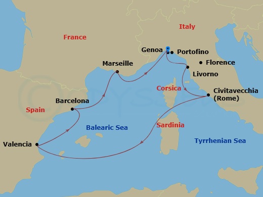 Cruise Map