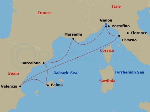 Cruise Map