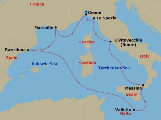Cruise Map