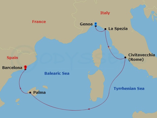 Cruise Map