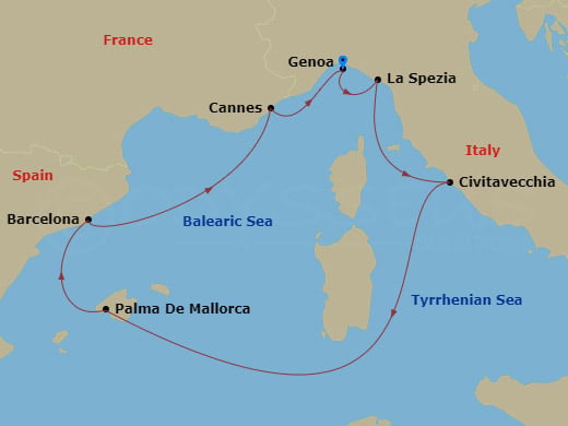 Cruise Map