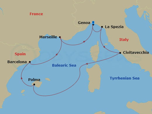 Cruise Map