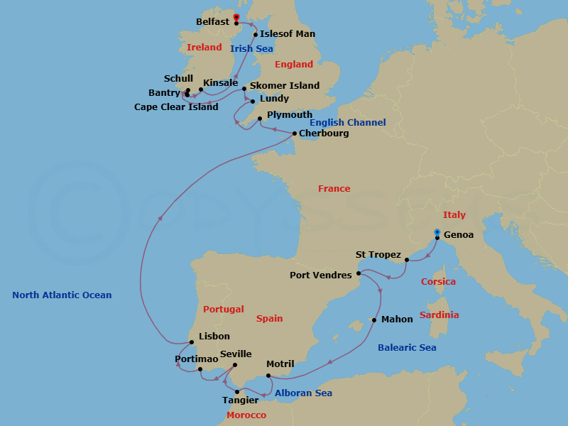 Cruise Map
