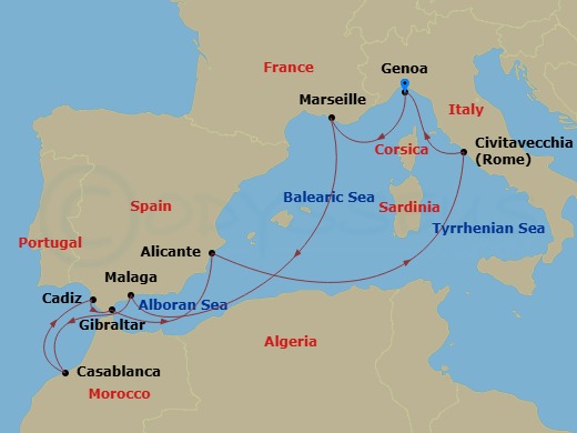 Cruise Map