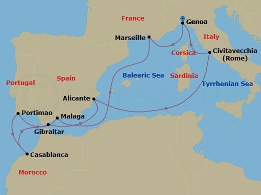 Cruise Map