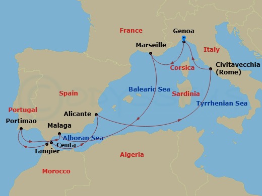Cruise Map