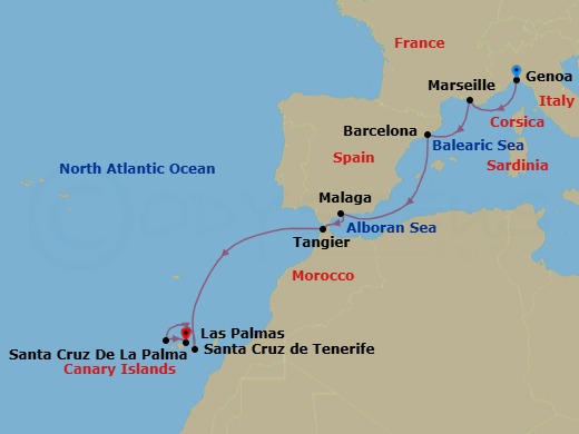 Cruise Map