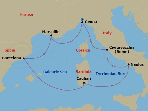 Cruise Map