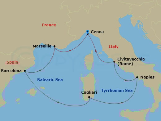 Cruise Map