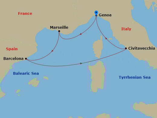Cruise Map