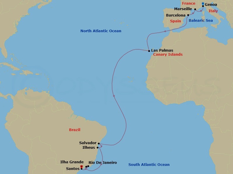 Cruise Map