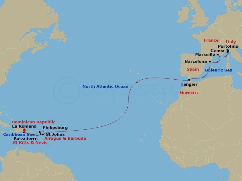 Cruise Map