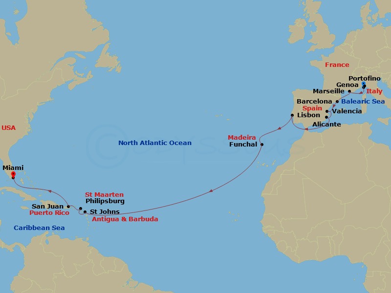 Cruise Map