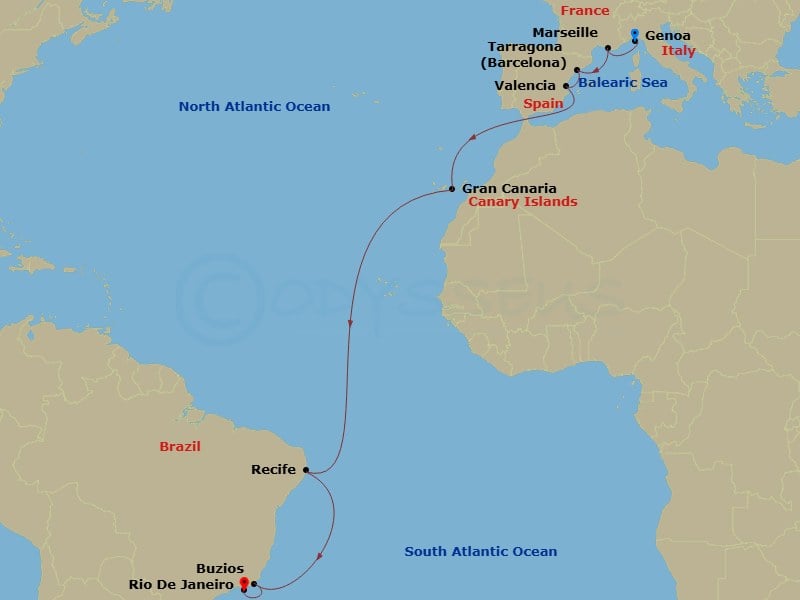 Cruise Map