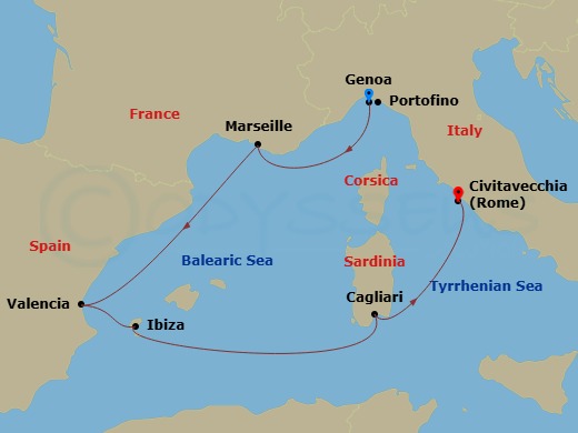 Cruise Map