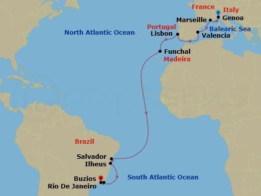Cruise Map