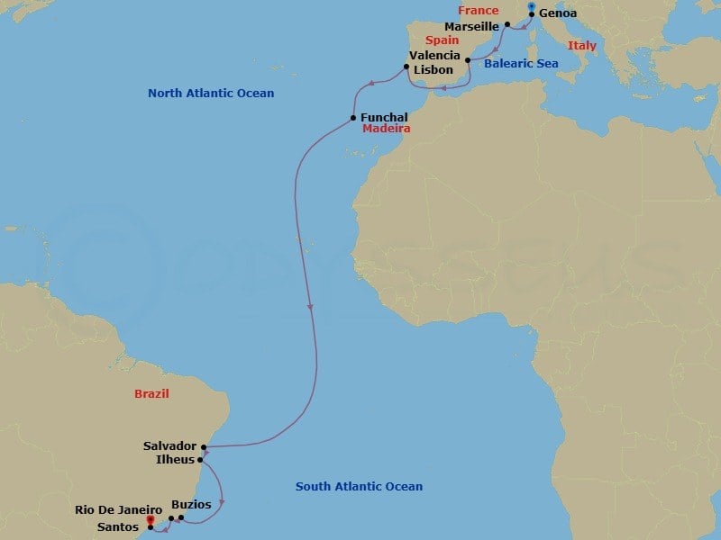 Cruise Map