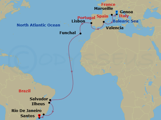 Cruise Map