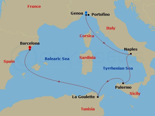 Cruise Map