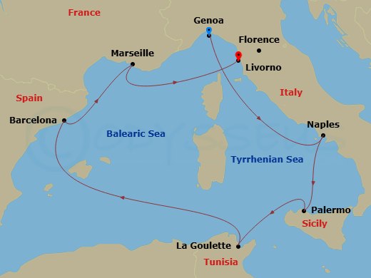 Cruise Map
