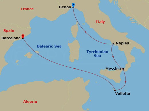 Cruise Map