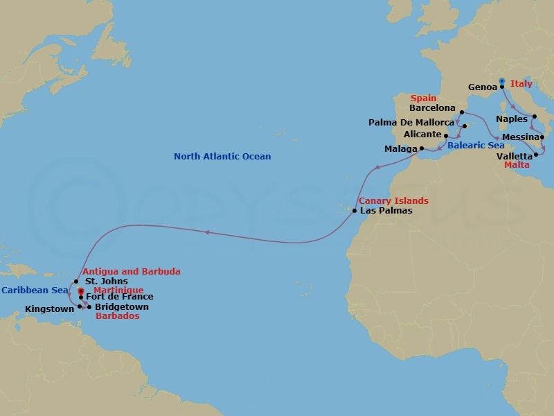 Cruise Map