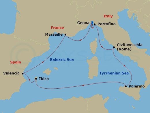 Cruise Map