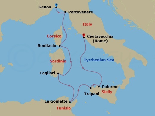 Cruise Map