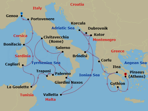 Cruise Map