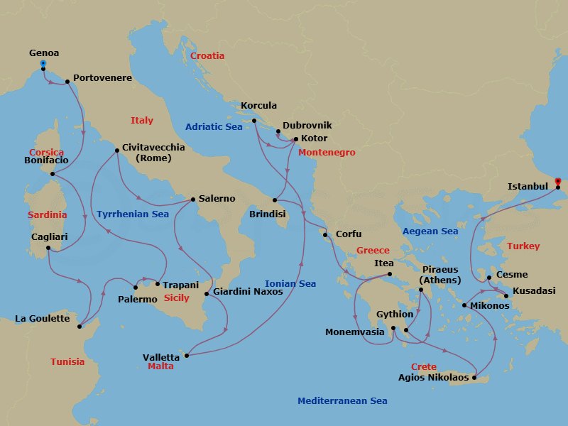 Cruise Map
