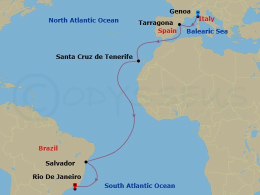 Cruise Map