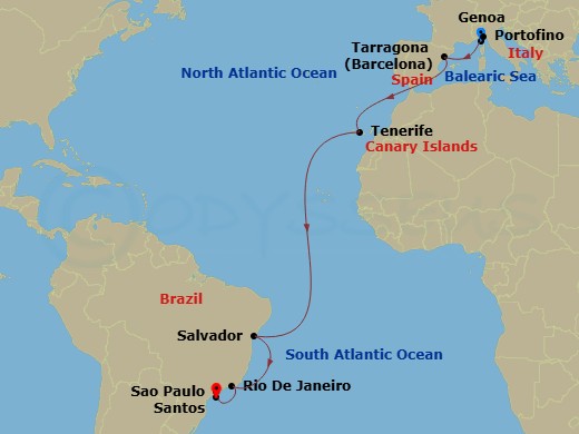 Cruise Map