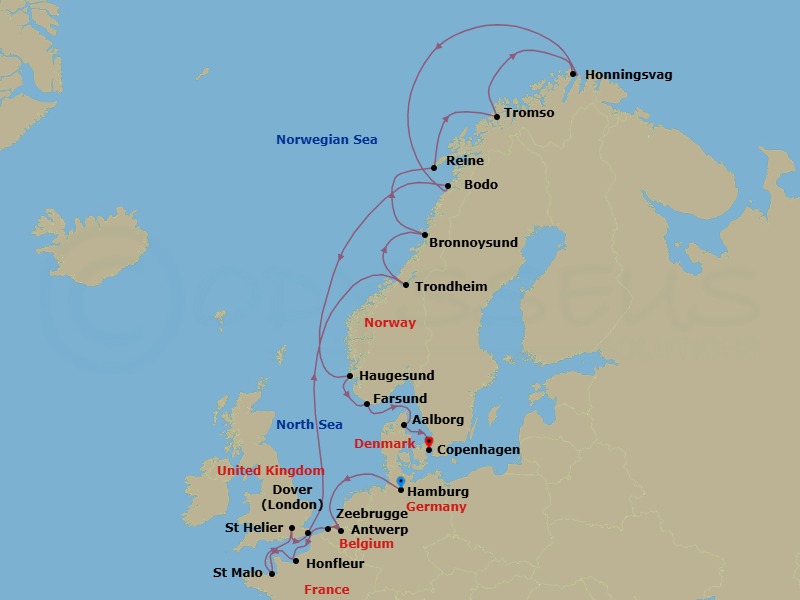 Cruise Map