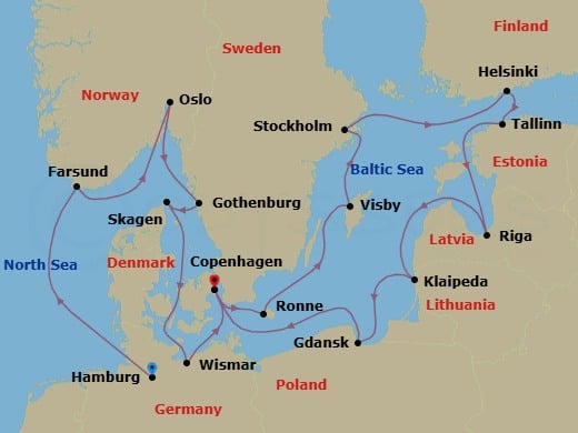 Cruise Map