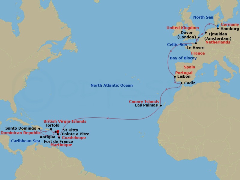 Cruise Map