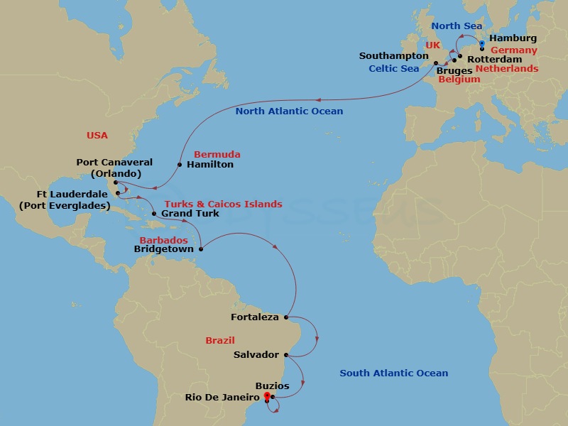 Cruise Map