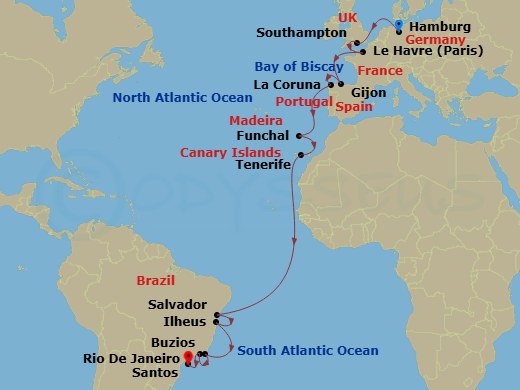 Cruise Map