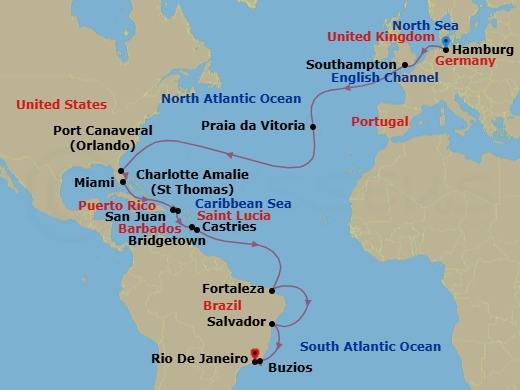 Cruise Map