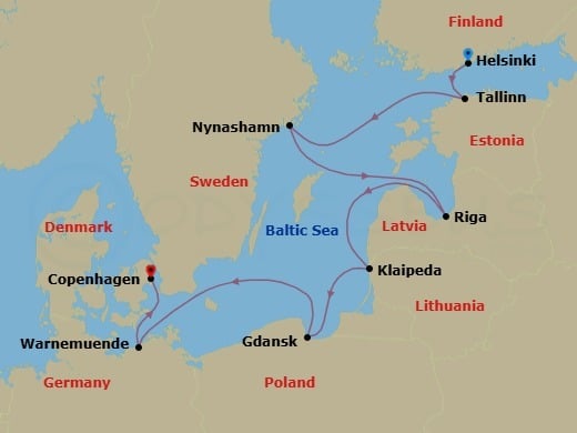 Cruise Map
