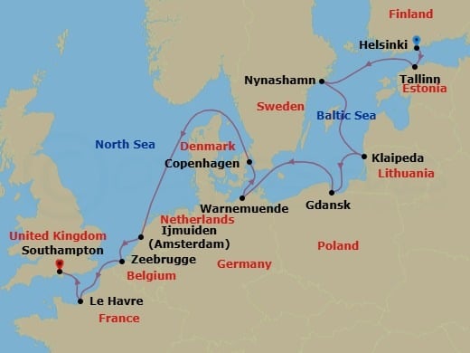 Cruise Map