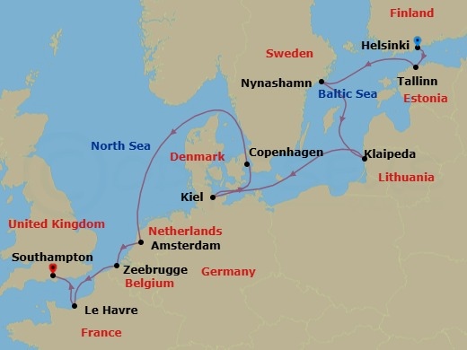 Cruise Map