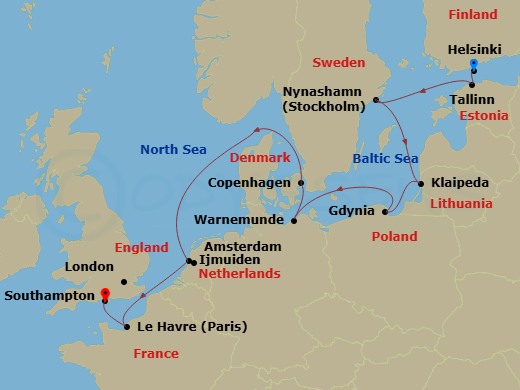 Cruise Map