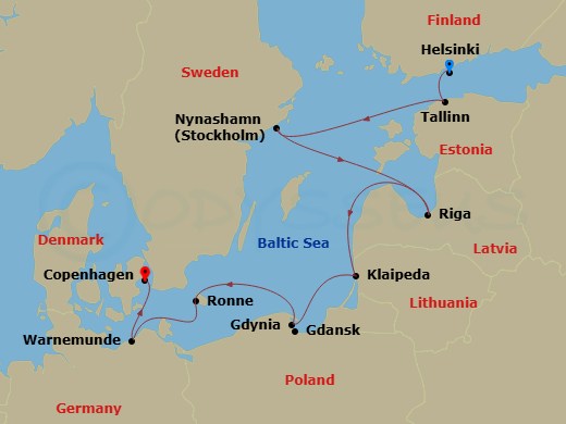 Cruise Map