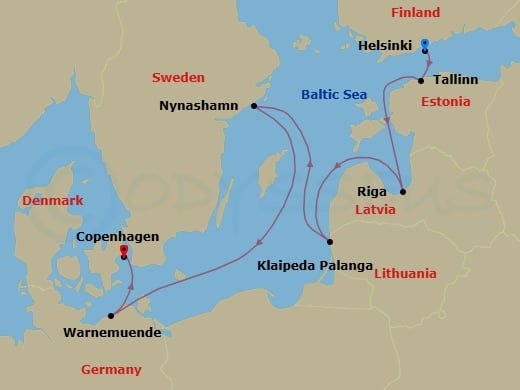 Cruise Map