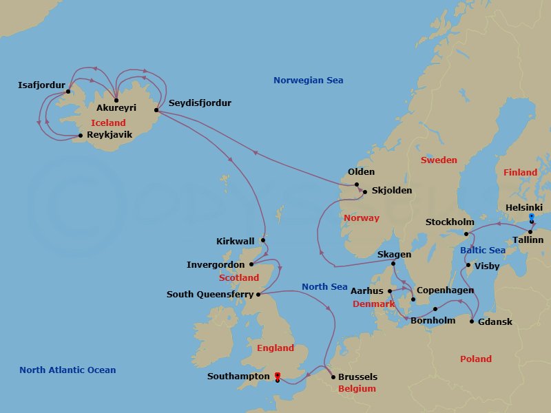 Cruise Map