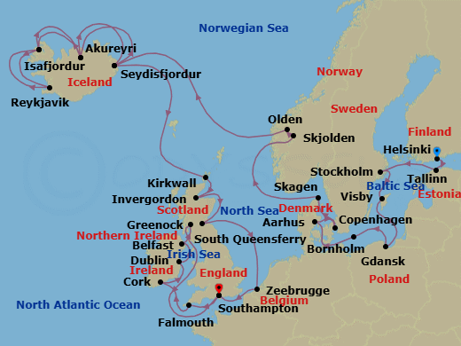 Cruise Map