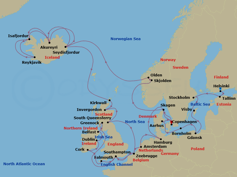 Cruise Map