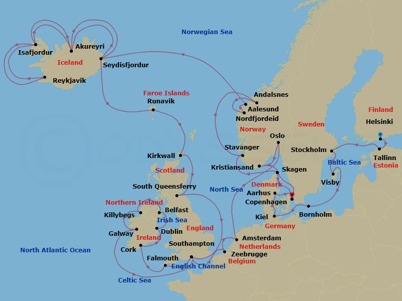 Cruise Map